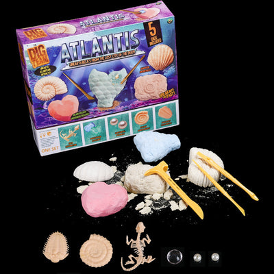 Gem Dig Kit - Discover 17 Natural Gems | DIY Archaeological Science & Educational Toy for Kids