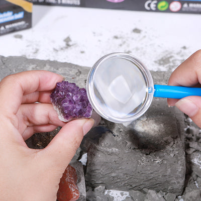 Gem Dig Kit - Discover 17 Natural Gems | DIY Archaeological Science & Educational Toy for Kids