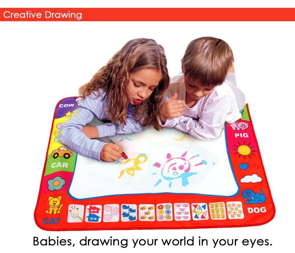 80 x 60cm Baby Kids Add Water with Magic Pen Doodle Painting Picture