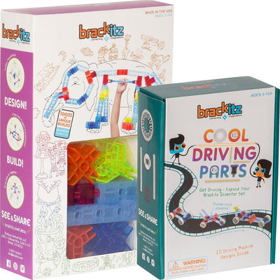 Construction Driving STEM Building 63-Piece Set