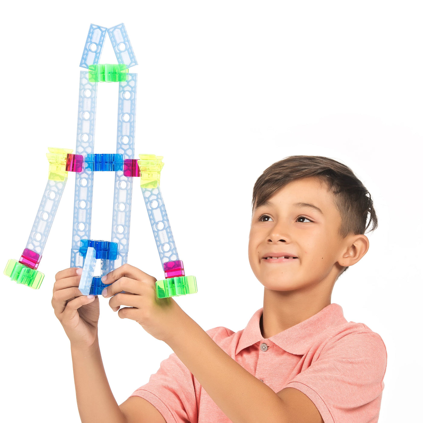 Construction Driving STEM Building 63-Piece Set