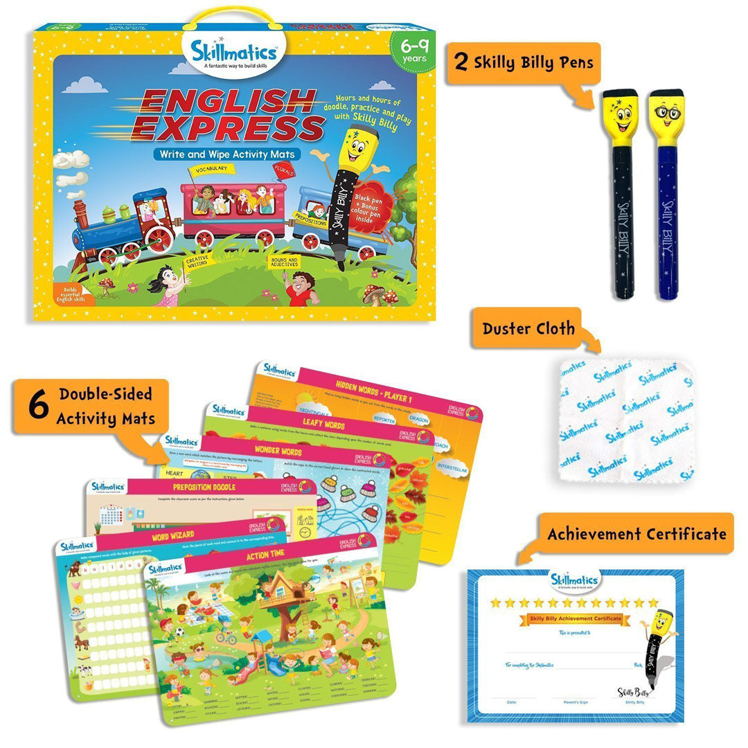 Skillmatics English Express - Help Kids Build Vocabulary and Key