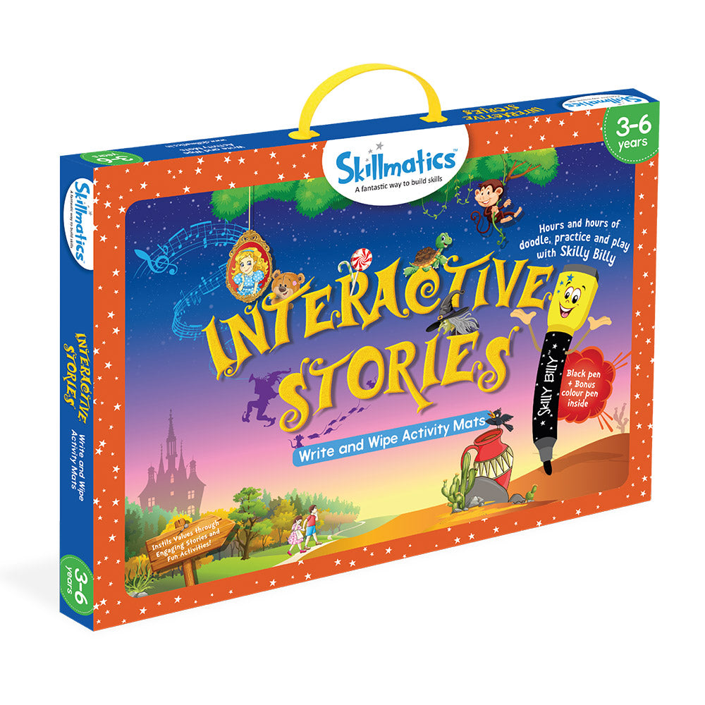 Skillmatics Interactive Stories - Teach Kids Moral, Reflective