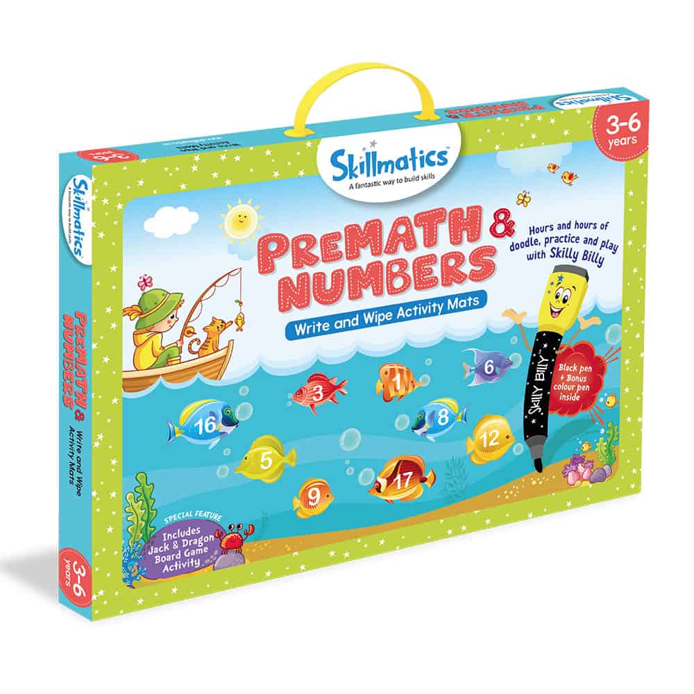 Skillmatics Pre-Math And Numbers - Kids Early Education - 17 Write &